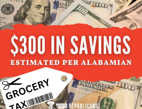 ALABAMA SENATE REPUBLICANS RELEASE STATEMENT ON RECENT PASSAGE OF THE GROCERY TAX REDUCTION