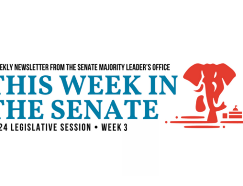 THIS WEEK IN THE SENATE NEWSLETTER